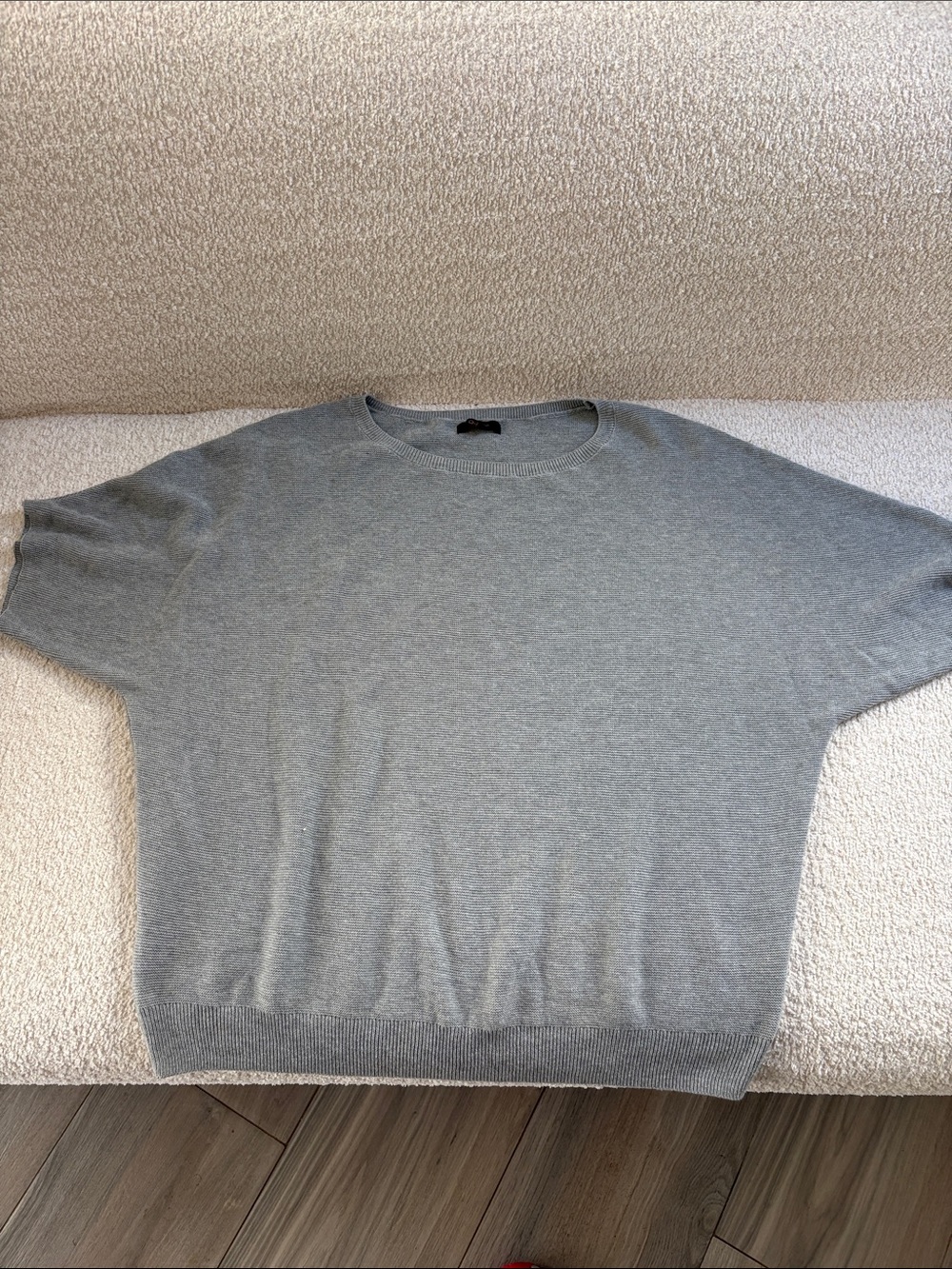 Quince Women's Gray Crew Neck Sweater